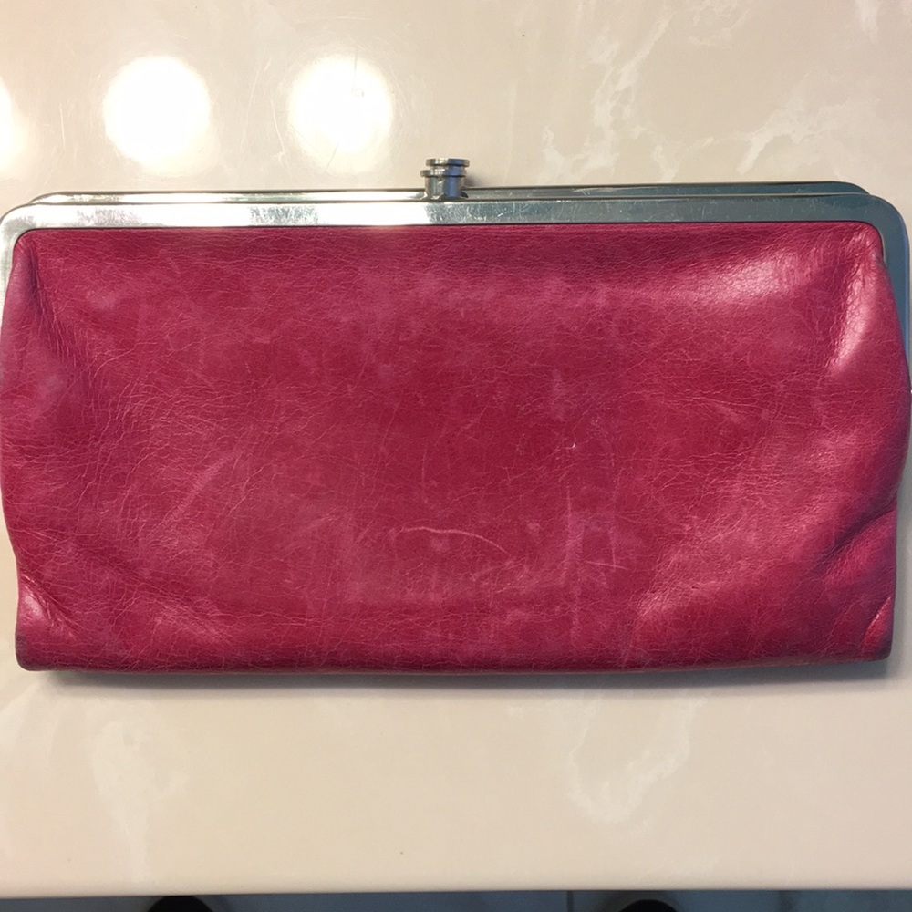 Hot Pink Hobo clutch/wallet